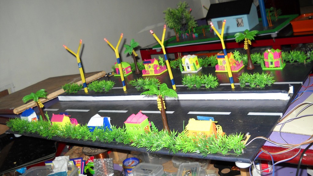 Working model on environment for science exhibition