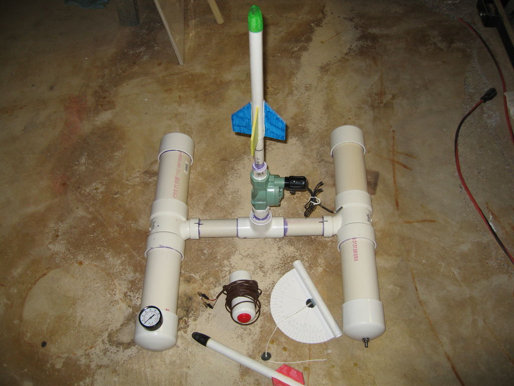 Water bottle rocket launcher
