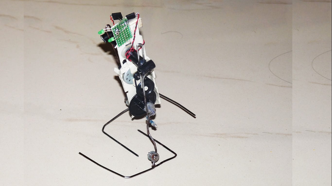 walking robot at home