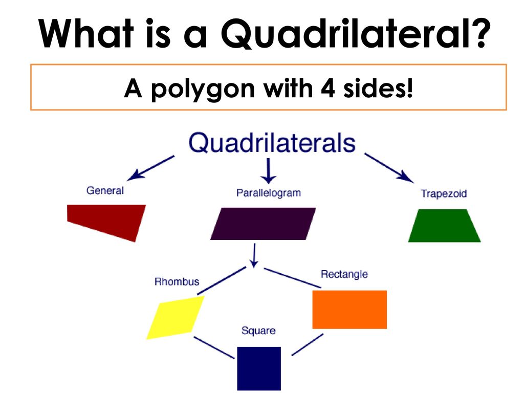 Maths working model of quadrilateral